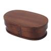 Vintage Natural Wooden Lunch Containers Box Wood Bento Boxes 18*12*5.5cm