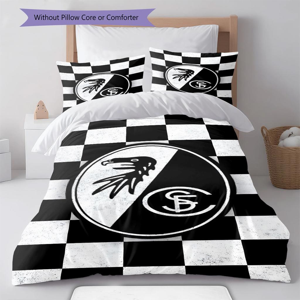 Freiburg e RugPattern Bedding Quilt Set Quilt Cover Pillowcase Home Decoration Birthday Gift (1 * duvet cover + 2 * pillowcase, without core)