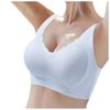 Seamless Underwear Women's Thin Summer Ice Silk Cool Gathered No Steel Ring Bra