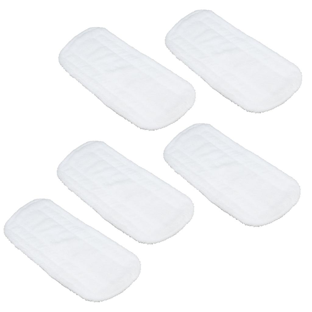 5PCS Microfiber Mop Pads Reusable Mop Head Cleaning Pads Replacement for Secura EM‑516