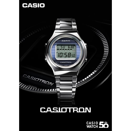 Casio Wave Ceptor 50th Anniversary Watch, Bluetooth, Radio-Controlled Solar, TRN-50-2AJR, Men's, Silver