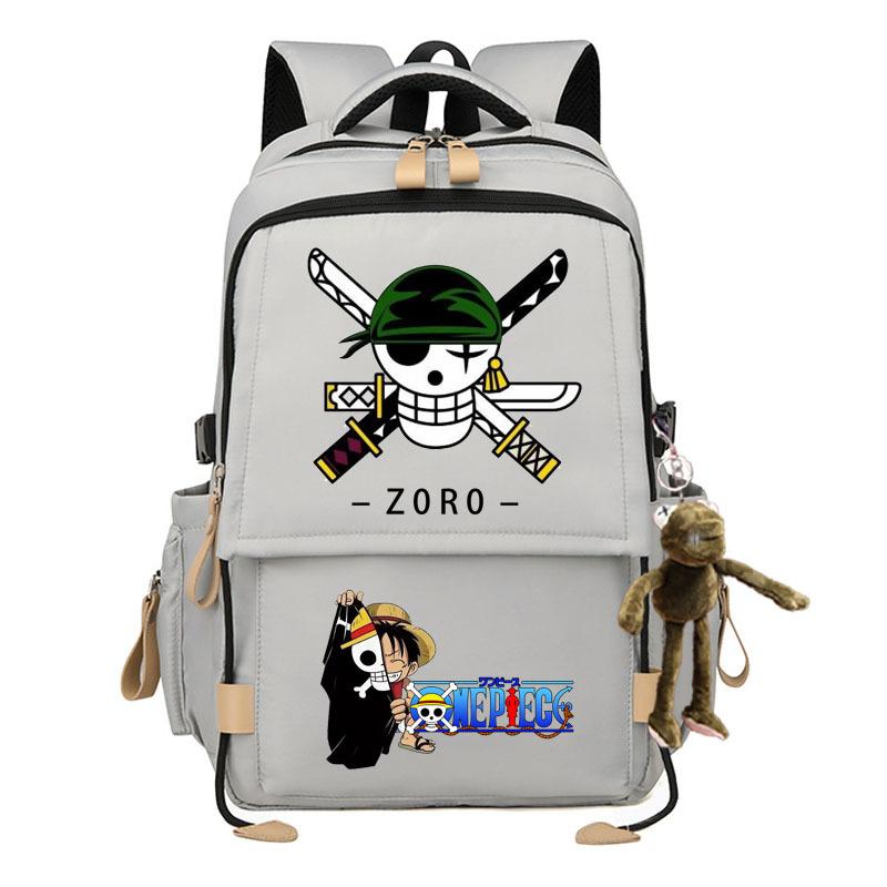 One Piece themed large-capacity stylish backpack for students. 7529 KTB
