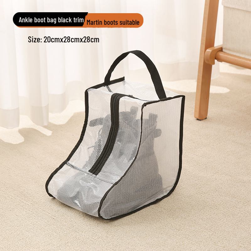 Waterproof Shoe Storage Bag for Home and Travel - Multi-functional Portable PVC Cover To Keep Boots Dust-Free