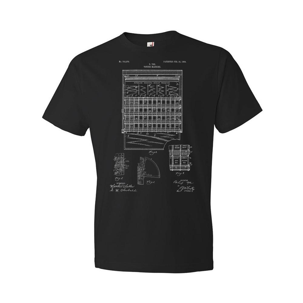 Voting Machine Patent Shirt Politician Gifts History Shirt Classroom Apparel
