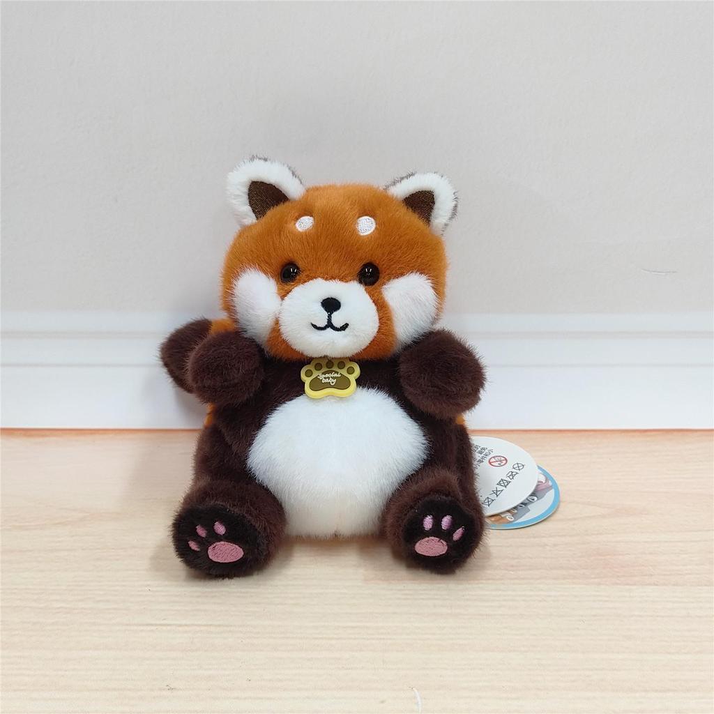 Сянсян Милая кукла-животное: Плюшевая игрушка Панда и Енот, карманный компаньон в подарок.