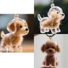 Pet Dog Hair Collection Pendant Storage Box Key Chain Transparent Dog Hair Storage Capsule Souvenirs Gift
