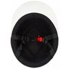 Bike Parts Center Helmet Half White Brim Matte Black XL (Head Circumference 61cm~less Than 62cm) 710916
