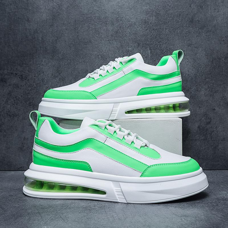 Распродажа мужских ботинок с толстой подошвой и воздушной подушкой, белые туфли, мужские простые спортивные и любительские туфли для сноубординга, модные весенние универсальные туфли