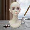 Mannequin Head Display Stand 40cm Holder Realistic Manikin for Eyeglasses Necklace Hat