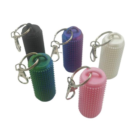 Spiky Grippie Stim Fidget Toy with Keychain, Stress Relief Tool for Teens & Adults