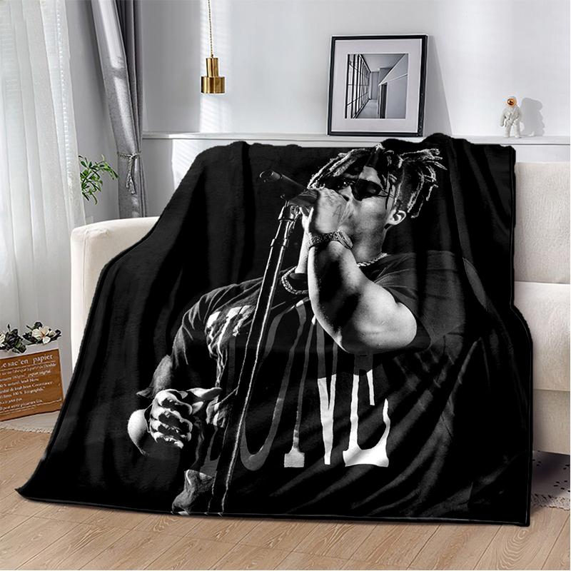 2025 New Style Juice WRLD 999 Legend Rapper Album Blanket,Soft Throw Blanket for Home Bedroom Bed Sofa Travel Cover Kid Gift