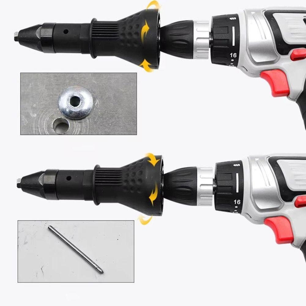 Аккумуляторный заклепочник Электроинструмент Многофункциональная заклепочная дрель Инструмент для гаек Электроприбор
