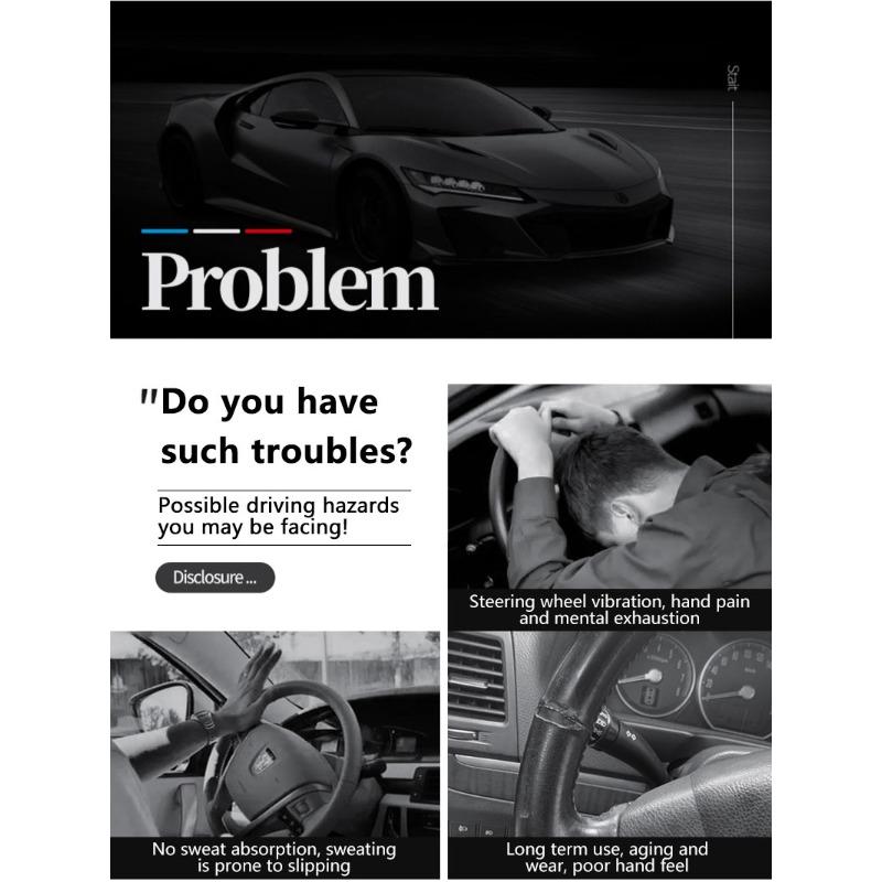 Carbon Fiber Car Steering Wheel Cover Car Accessories For Opel Crossland Crossland-X Mokka Combo Cascada Monza