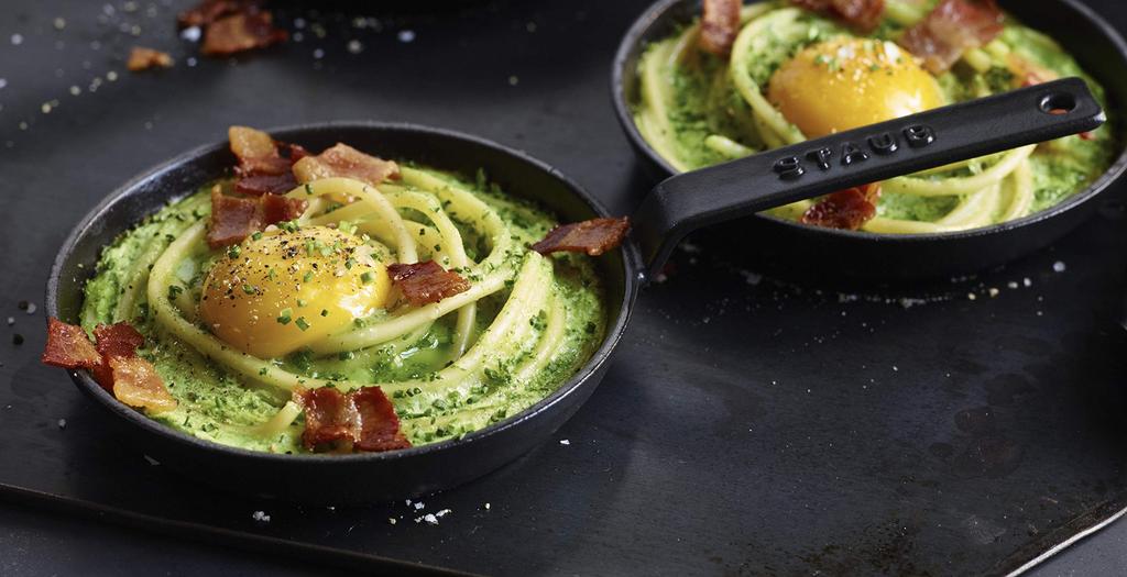 STAUB Сковорода черная маленькая литая эмалированная японская сковорода "Mini 12 см" [Авторизованный продукт] 40509-529