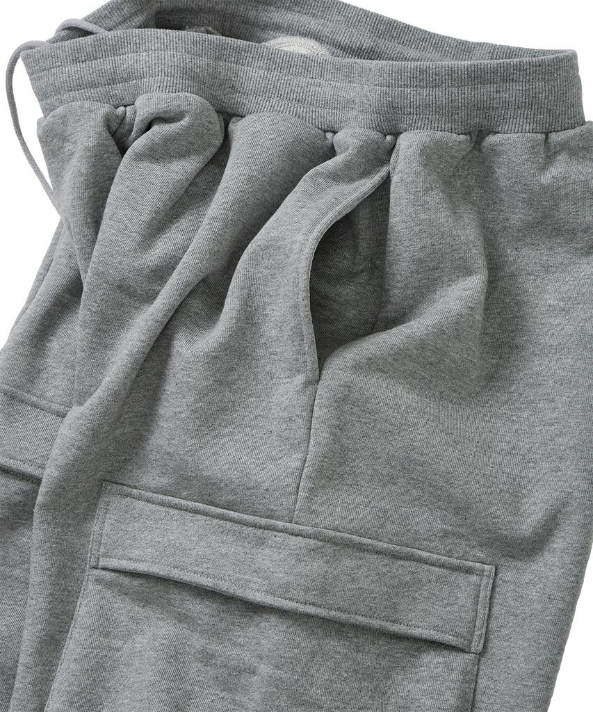 FOUNDPOCKET Полевые брюки-карго с начесом, меланжевый серый