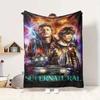 Supernatural Series Flannel Blanket Throw Blanket Soft Warm Sofa Bed Camping Home Decor Unique Christmas Gift C92299