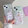 Rabbit Phone Case for IPhone 16 Realme C53 C67 Reno 12 Redmi Note 13 Pro Redmi 13C 14C Tecno Honor X8 Samsung S23 FE S25 Ultra A35 A54 A53 Vivo Cover
