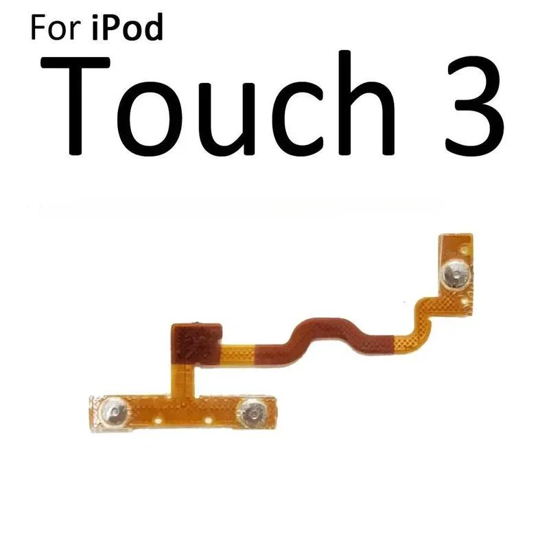Volume audio mute power switch on off button key flex cable for iPod Touch 2 3 4 5 Nano 6 7 repair parts