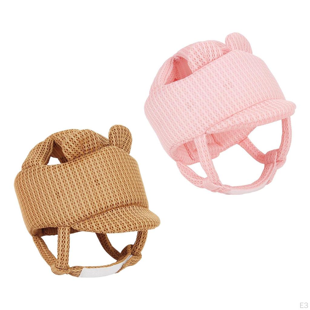 Head Protector Cap Soft Adjustable Lightweight Helmet Infant Headguard for Age 6-36 Months