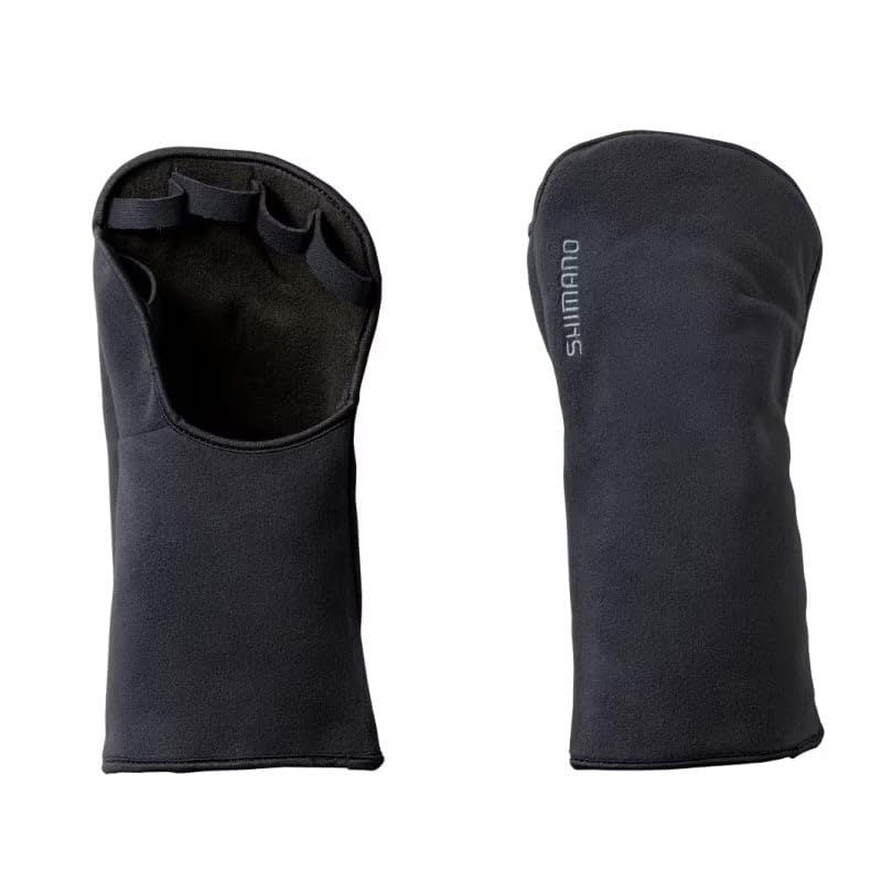 SHIMANO Ветрозащитная флисовая грелка для рук Plus Black XL Gore-Tex GL-033W