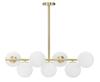 Ceiling Lamp Glamy 7 Lights 81X30X74 Cm