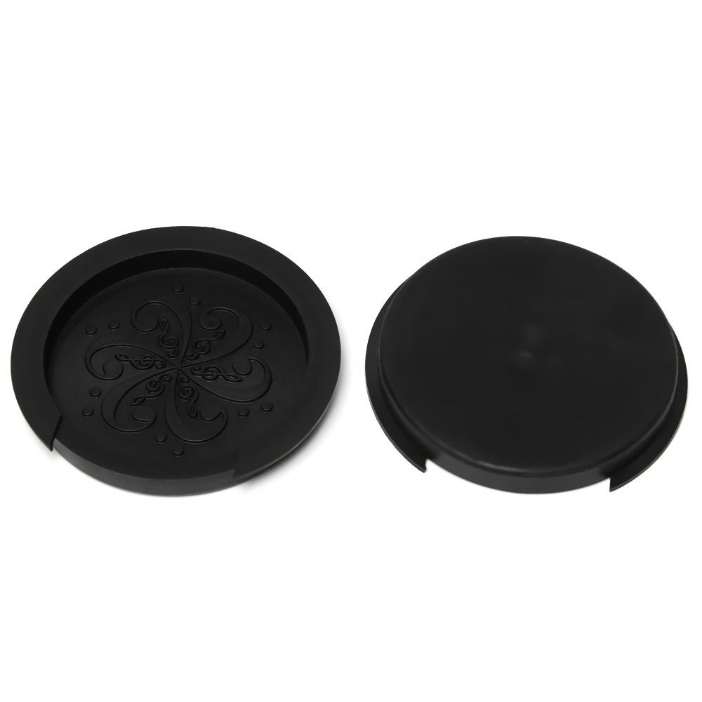 Аксессуары для гитары Силиконовая акустическая черная крышка резонаторного отверстия Буферный блок Заглушка Слабый звуковой инструмент