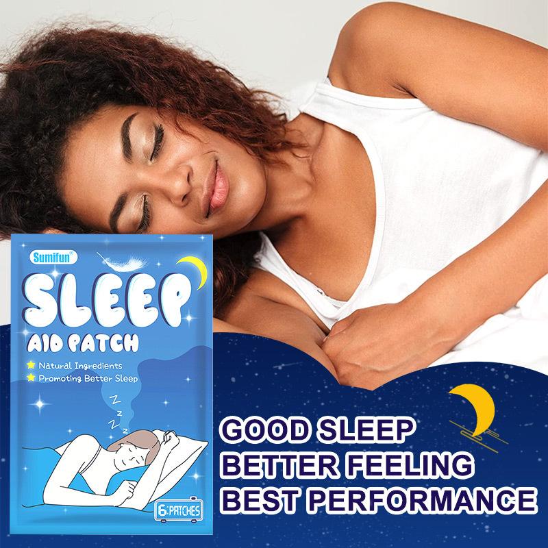 Improve Sleep Patch Anxiety Essential Oil Relieve Headache Stress Plaster Improve Insomnia Quality Body Relax Sticker Natural Sleep Aid Paste