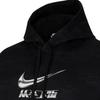 Nike Sportswear Casual Logo Print Hoodie Men Tops Black DJ4860-010