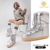 Winter Fashion Space Boots Non-slip Warm Moon Sneakers Medium Tube Women's Snow Boots