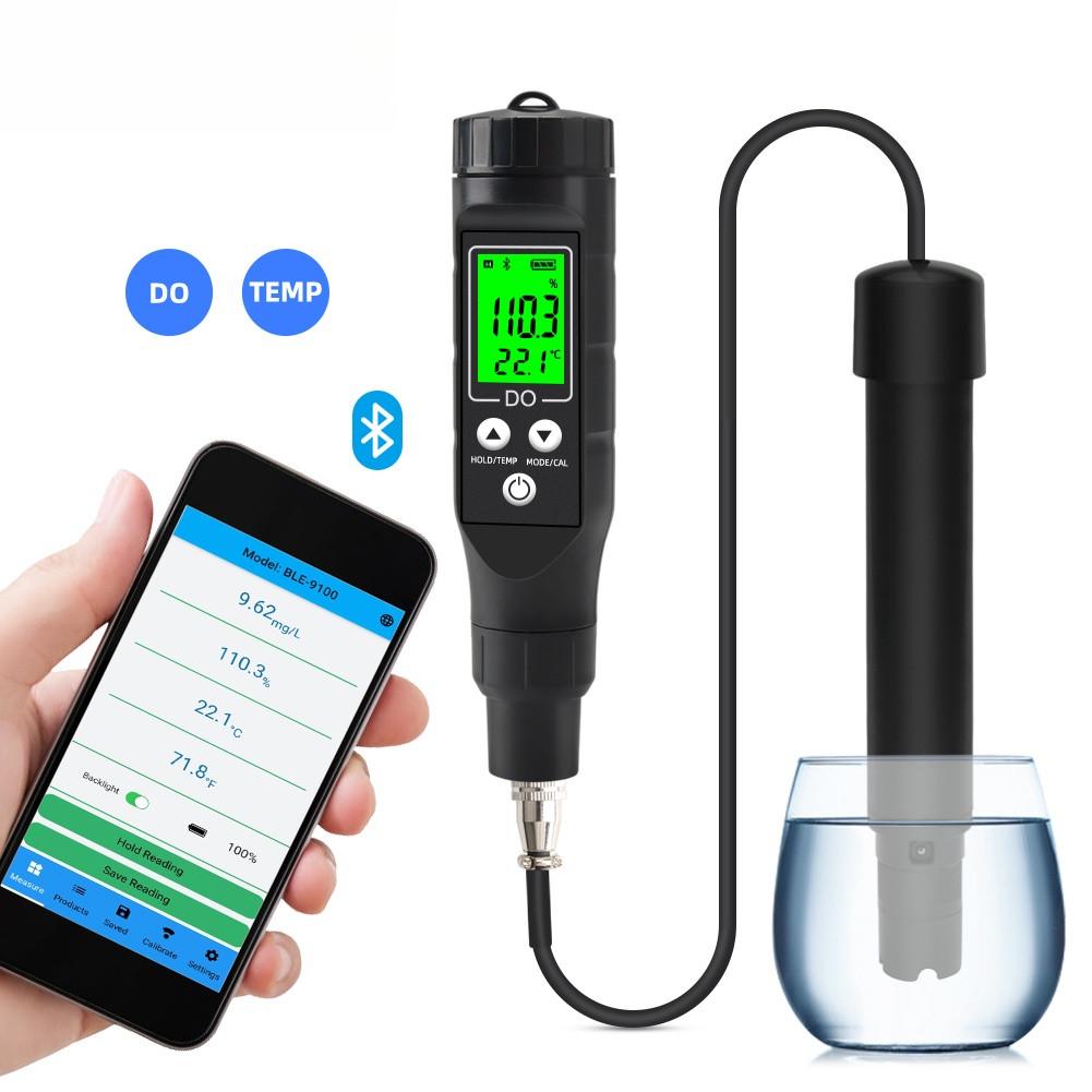 Digital Dissolved Oxygen Analyzer 0.0-40.0mg/L Dissolved Oxygen Detector Portable Smart Bluetooth Dissolved Oxygen Meter