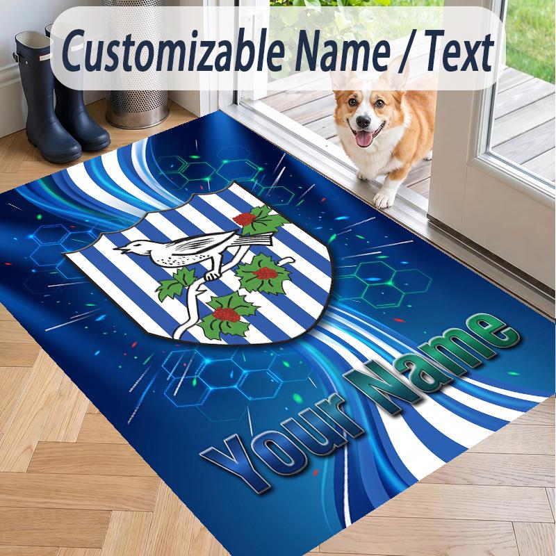 Custom Text Printed Rug West Bromwich Albion FC Non Slip Floor Carpet For Home Room Decor