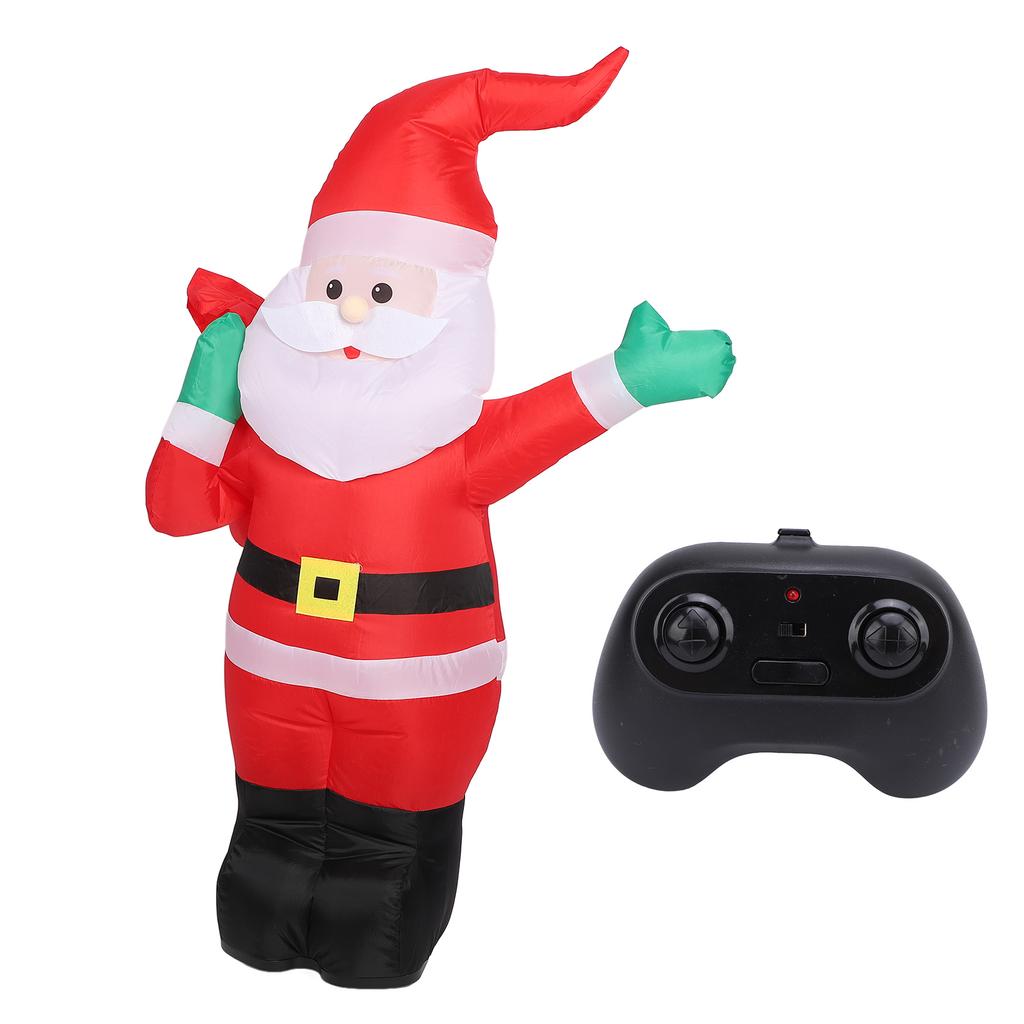 Надувная игрушка Санта 2,4 ГГц пульт дистанционного управления надувное рождественское украшение электрический надувной Санта для