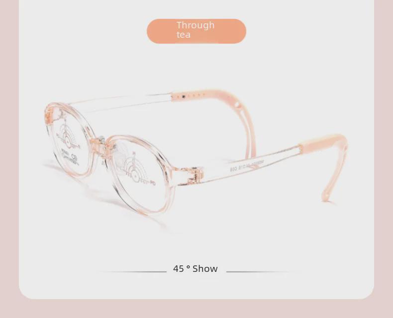 Самые продаваемые детские профессиональные очки с силиконовыми носоупорами, сверхлегкая прозрачная серая оправа для мужчин и женщин