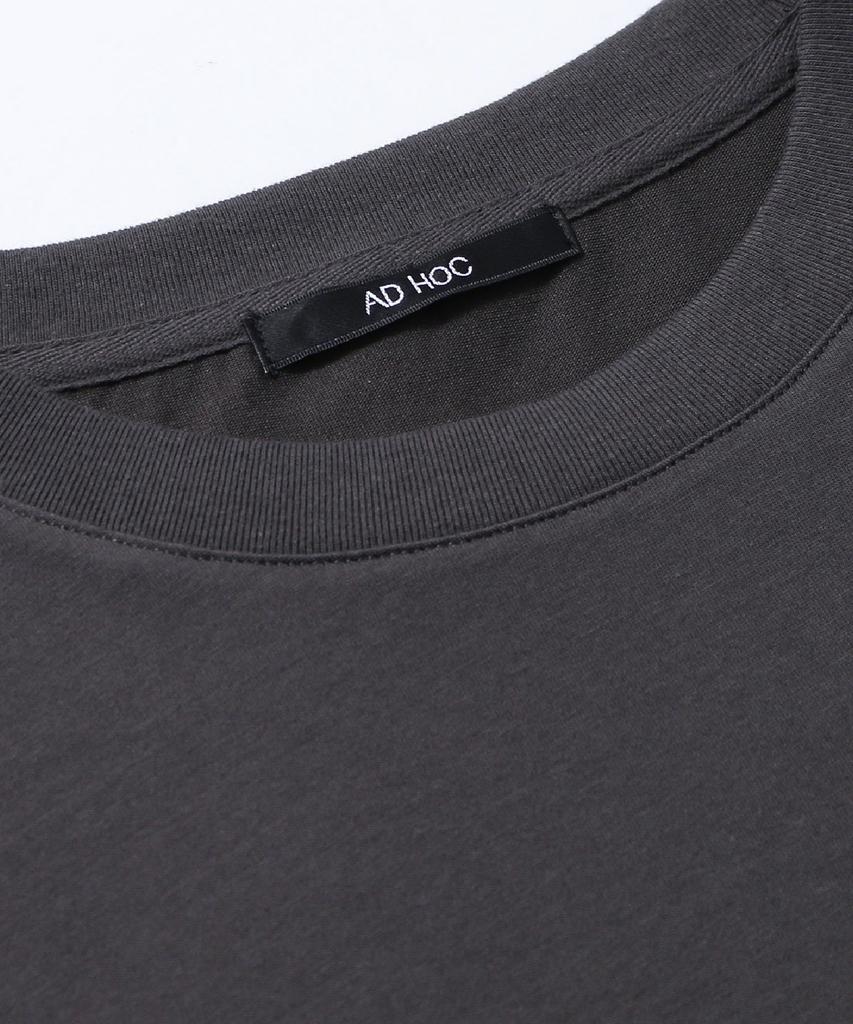ADHOC Men'S Lettering Artwork T-Shirt (Dk-Grey) (Hc6St46)