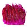 3-5 Red Tip Cloth Edge Stage Shooting Props Colored Chicken Feather Cloth With Evening Dress Skirt Diy