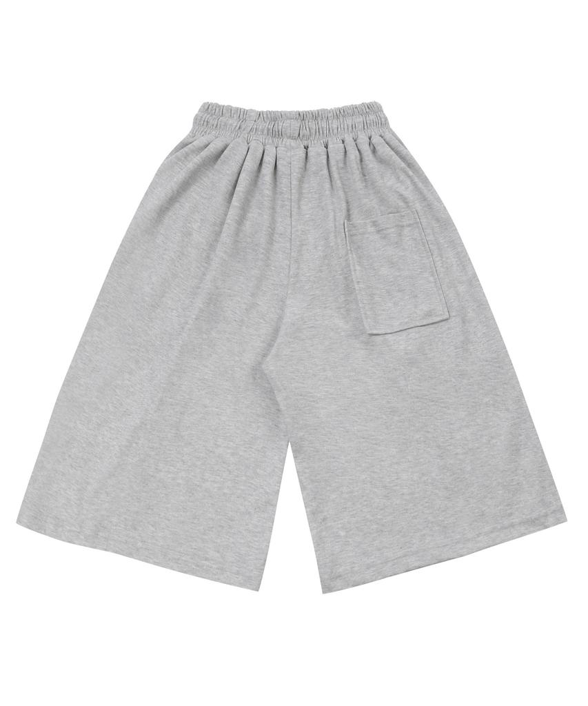 MUCENT Unisex Bermuda Sweatpants 3/4 Length Shorts (Black, Gray)