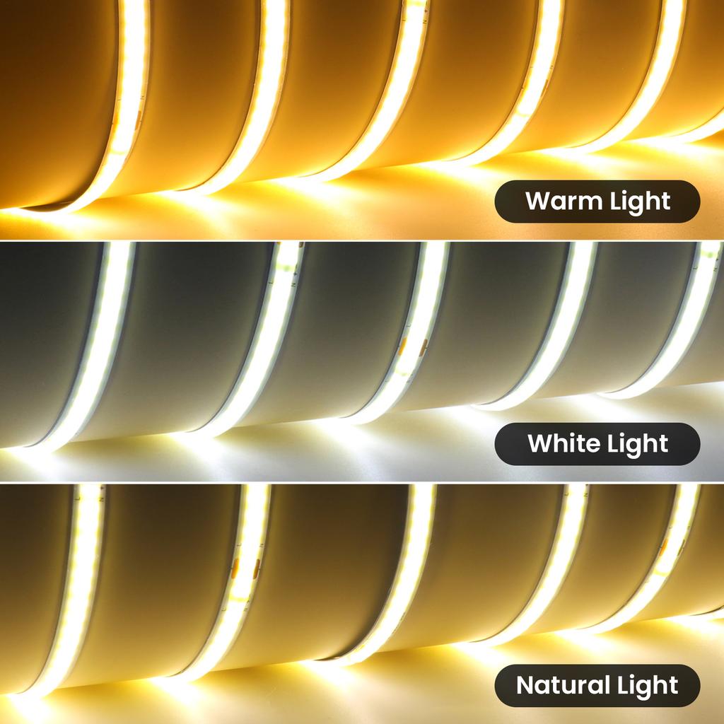 AC 220V 110V COB Strip 240LEDs/M 3000K 4000K 6000K 5M 10M 15M 20M Flexible Ribbon Rope LED Light For Home Decor