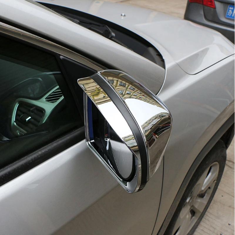 Для Jeep New Compass 2017- Renegade 2015-Защитный чехол для зеркала заднего вида автомобиля, козырек от дождя