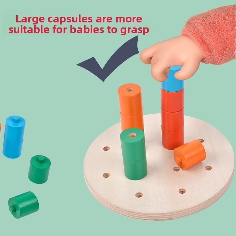 Wooden Early Learning Puzzle Set For Kid Cognitive Development Baby Gift