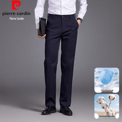 Мужские летние брюки прямого кроя в стиле business casual