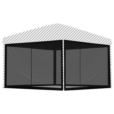FIELDOOR 3.0м Тент-шатер с москитной сеткой / Боковая стенка с защитой от насекомых, 4-сторонняя сетка, москитная сетка с входом, простая установка
