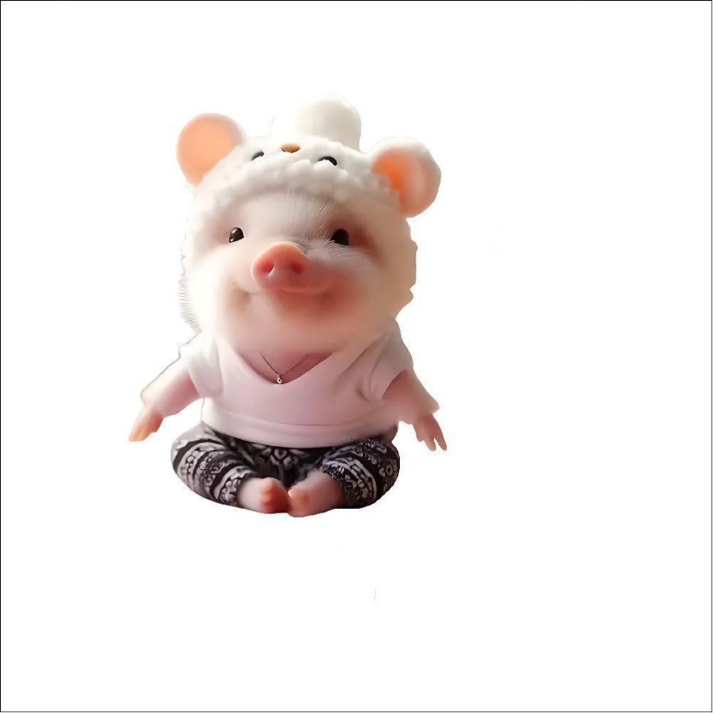 Брелок в форме поросенка, акриловое украшение для рюкзака, подвеска для интерьера автомобиля, украшение для дома
