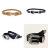 Vintage Floral Design Womens Faux Leather Belt With Alloy Buckle