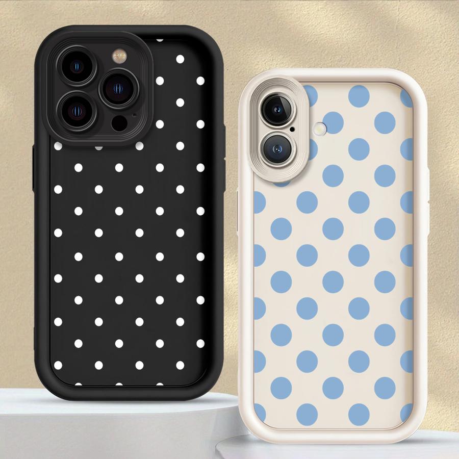 Чехол для iPhone 17 Pro Max 13 17e 16 Air 11 15 Plus 14 12 Pro Чехол для телефона Роскошный Ins Точки