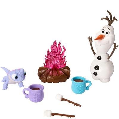 Mattel Аксессуар Disney Холодное Сердце HLW62 Олаф/Саламандра (Набор для костра) [Фигурка и набор] [Возраст 3+]