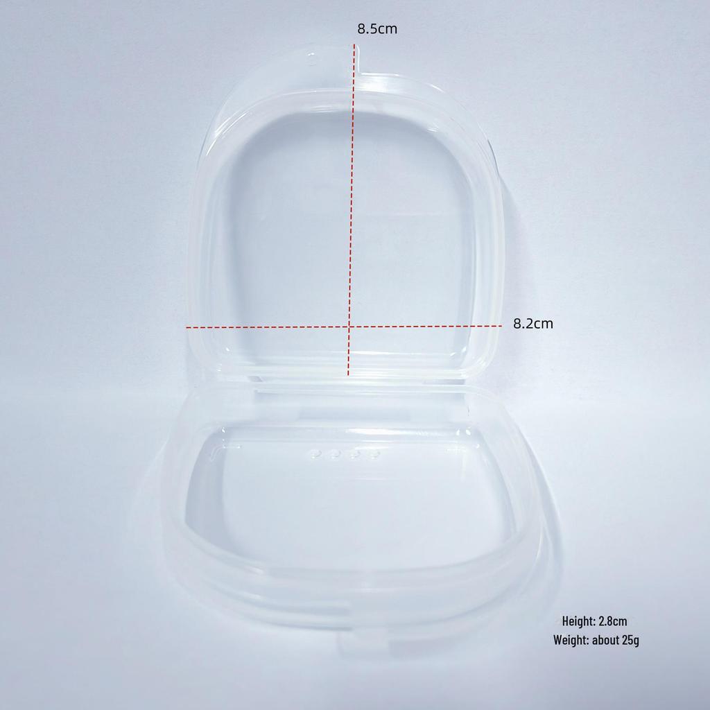 Пластиковый контейнер для хранения зубов Laoke Clear PP для ретейнеров, зубных протезов и брекетов