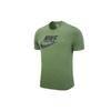 Sportswear Letter Print Big Logo Pattern Crew Neck Short Sleeve T-Shirt Men T-Shirt Tree-Stem-Green DB5039-326