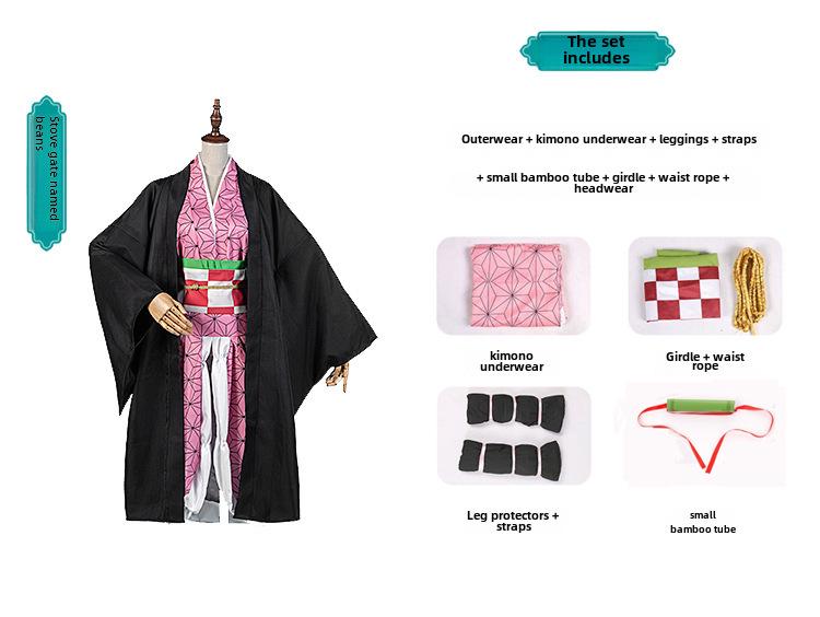 Костюм для косплея «Убийца демонов» для взрослых и детей: Танджиро, Незуко, Зеницу, Ниндзя-бабочка