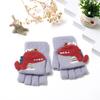 1 Pair of Children's Cute Cartoon Dinosaur Gloves