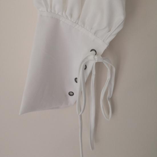 Мужская рубашка с воротником-стойкой и длинным рукавом, бандажная однотонная рубашка рыцаря на Хэллоуин, средневековая одежда, костюм для косплея